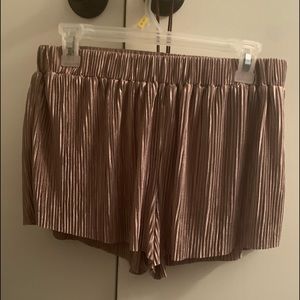 Silky dusty rose shorts